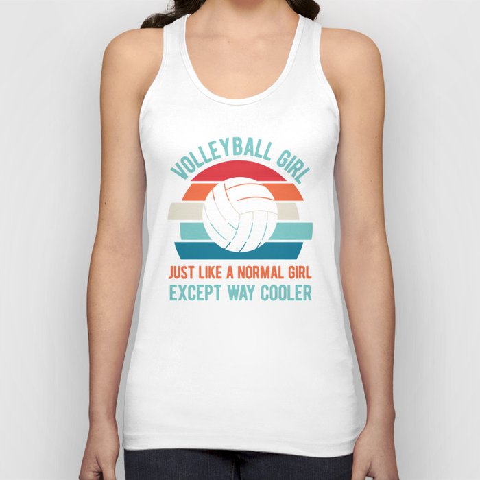 Funny Volleyball Girl Tank Top