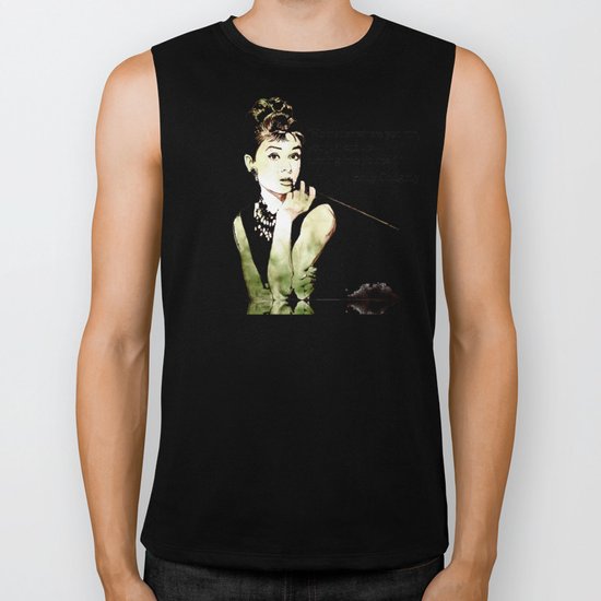 MISS GLOLIGHTLY - Breakfast at Tiffany´s - QUOTE Biker Tank