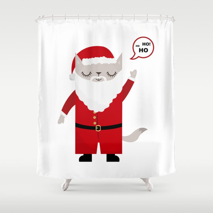 Santa Claws Shower Curtain