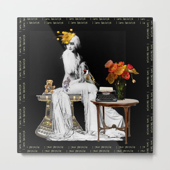 Letter to Society6 Metal Print