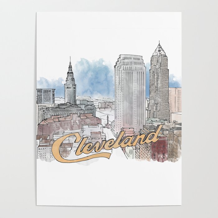 Cleveland, Ohio Poster