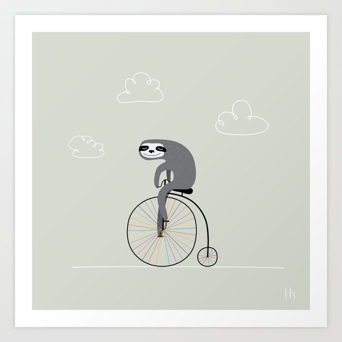 The Happy Ride Art Print