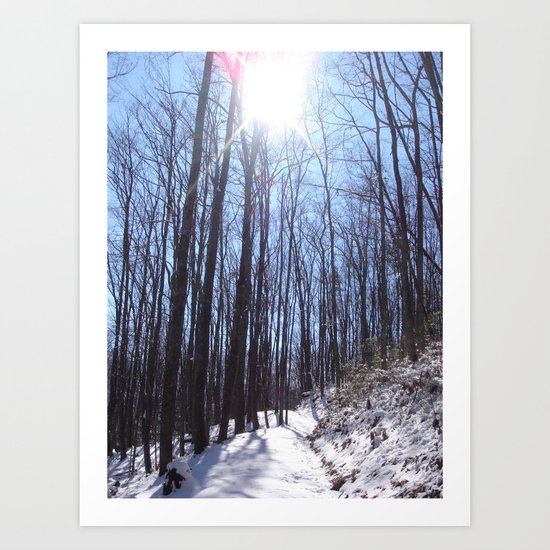 SNOWYTRAIL Art Print