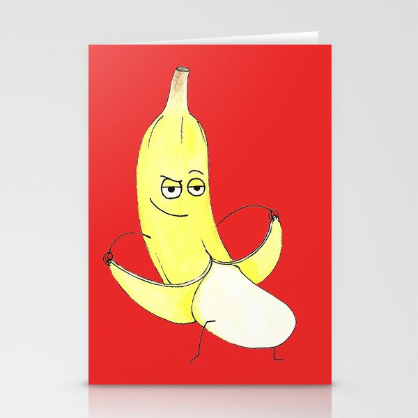 Inappropriate Banana Stationery Cards