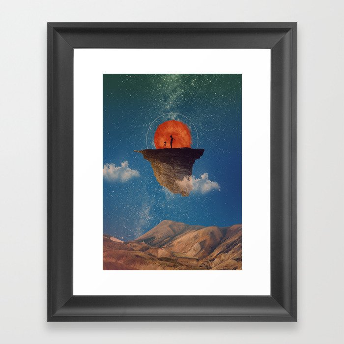 Little prince - The Story of a Rose Framed Art Print