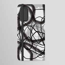 Origins 9. Abstract Drawing.  Android Wallet Case