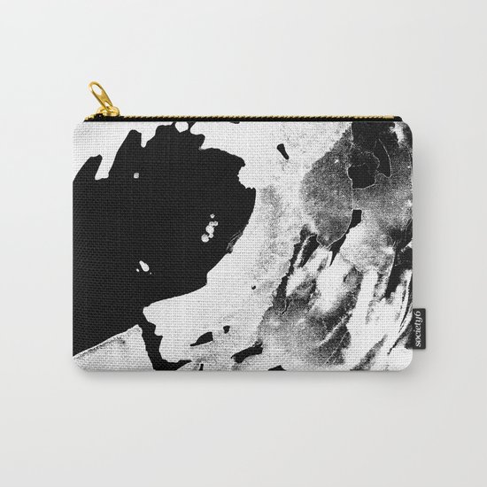 Keep Our Oceans Icy and Black and White Carry-All Pouch