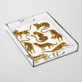 Tiger Collection – Orange Palette Acrylic Tray