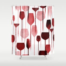 Party drinks seamless pattern Shower Curtain