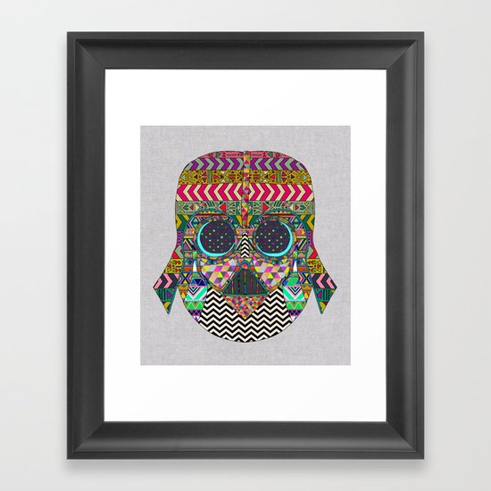 VADER GOT TIRED OF BLACK / makeover Framed Art Print