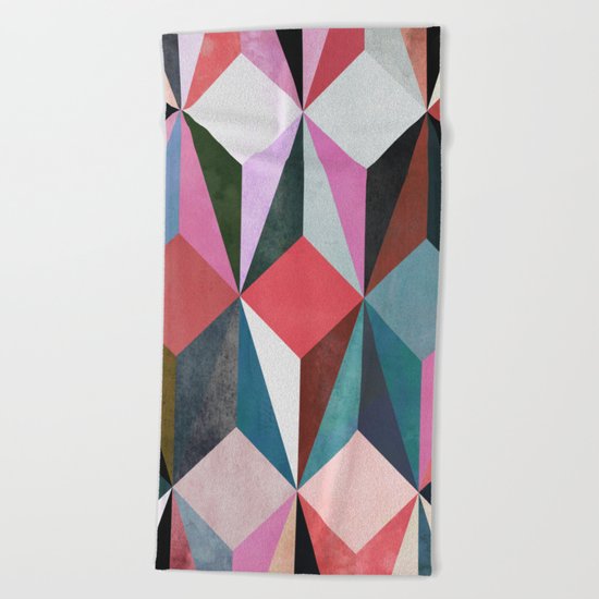 colour + pattern 21 Beach Towel