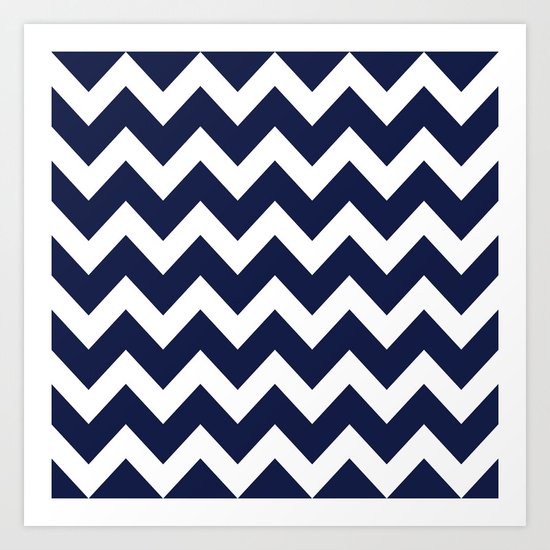 navy blue chevron wrapping paper