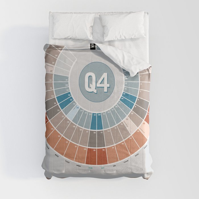 2014 Calendar Q4 Comforter