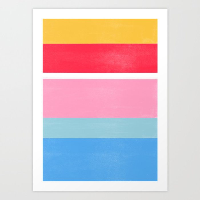 stripe study 4 Art Print