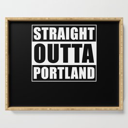 Portland City Oregon Serving Tray