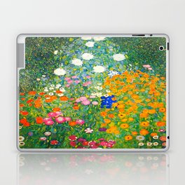Gustav Klimt Flower Garden Laptop Skin