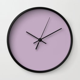 Fair Orchid Purple Wall Clock
