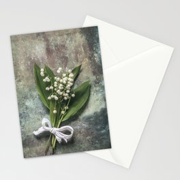 Beautiful Lily Of The Valley Stationery Card