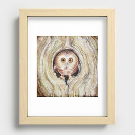 Owly Recessed Framed Print