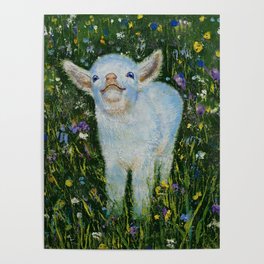 Baby Goat Poster