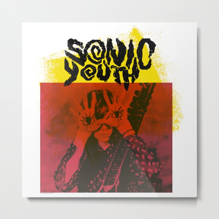 90s sonic youth fanmade  Metal Print