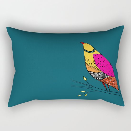 the colored Neville Rectangular Pillow
