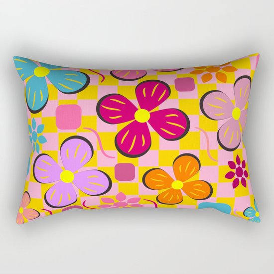 Floral joy in June Rectangular Pillow