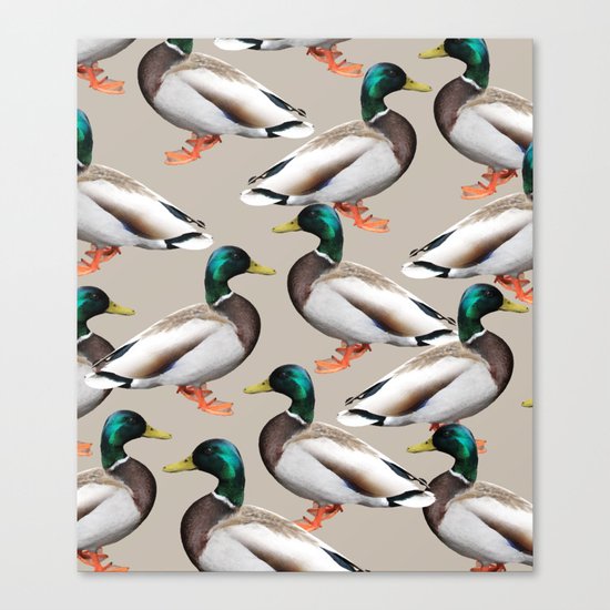 Mallards #society6 #decor #buyart Canvas Print