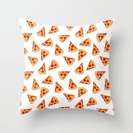 PIZZA FAST FOOD PATTERN Throw Pillow