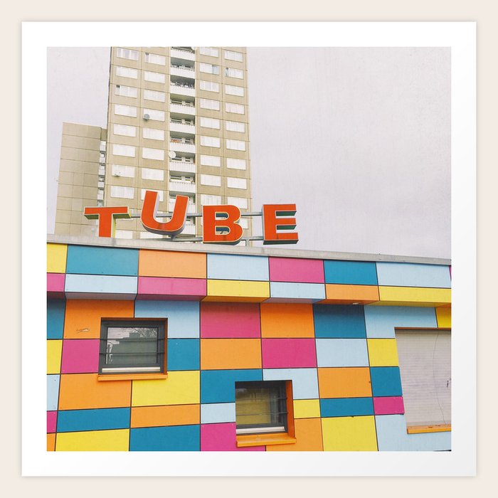 Tube Art Print by Cassia Beck Society6