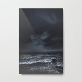 I´m fading Metal Print | Waves, Clouds, Nautical, Landscape, Moody, Energy, Powerful, Photo, Color, Emotional 