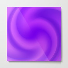 Purple Swirl Metal Print