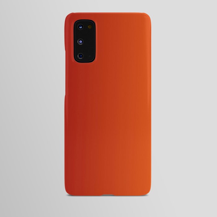 Ombre in Red Orange Android Case