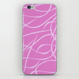 Abstract Pink Lines iPhone Skin