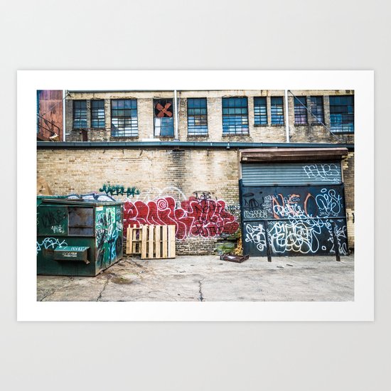 Around Back Art Print
