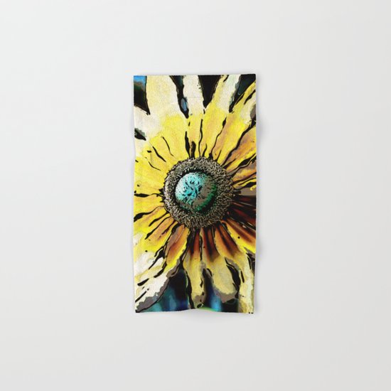 Golden Daisy Flower Hand & Bath Towel