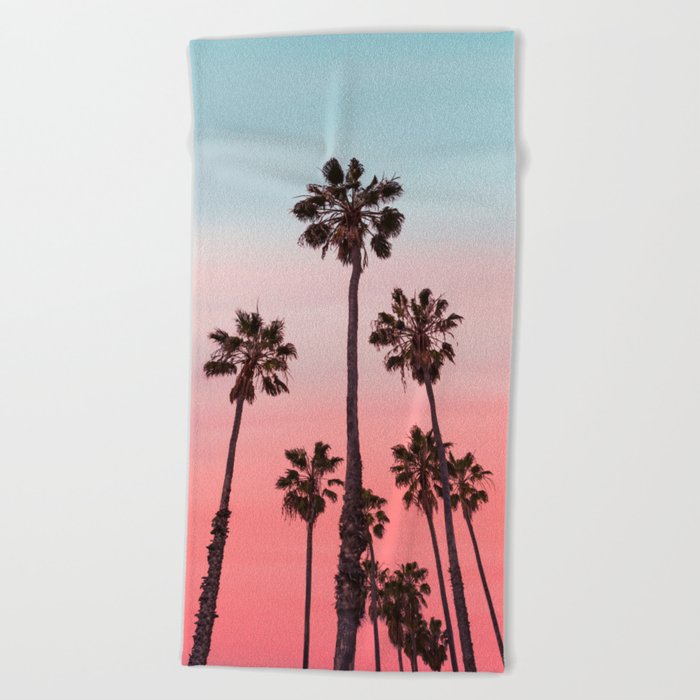 California Sunset Beach Towel