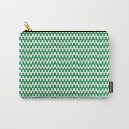 Retro Outdoor Party Green Carry-All Pouch