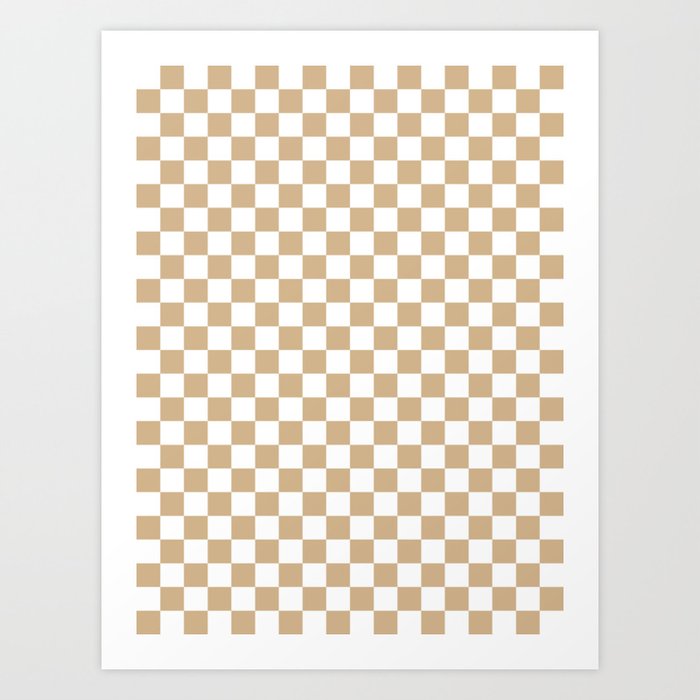 Tan Checkerboard