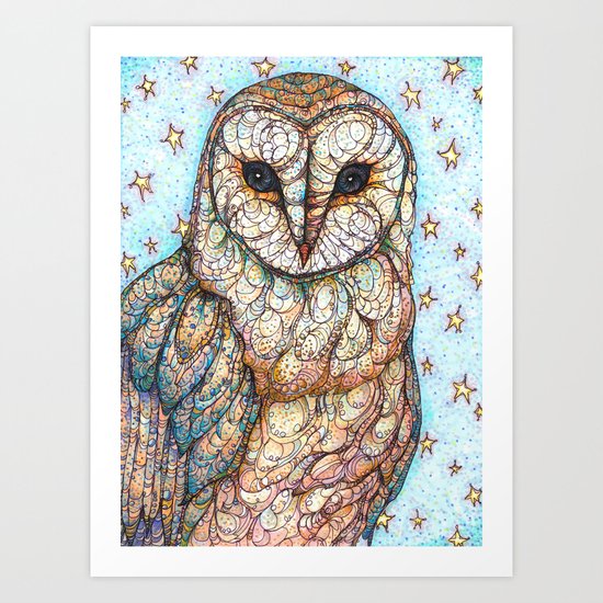 Barn Owl Art Print