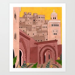Marrakesh Illustration Art Print