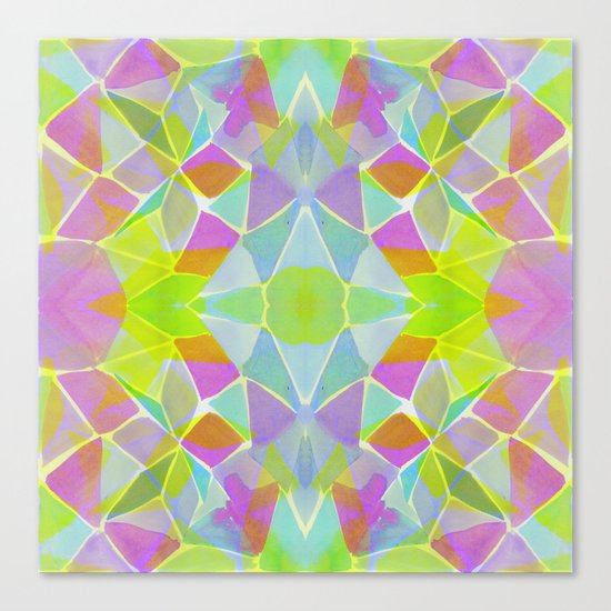 Chroma Lime Canvas Print