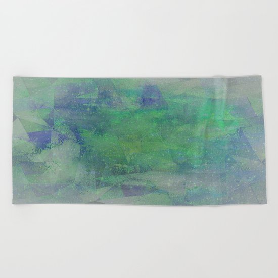 HANDPAINTED WATERCOLOR DREAMS Beach Towel