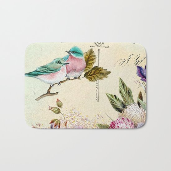 Sweet birds #4 Bath Mat