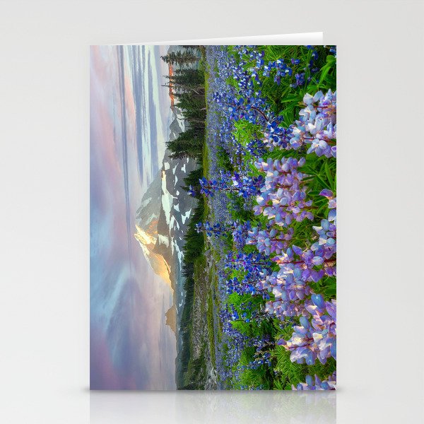 Lupine Mountain Stationery Cards