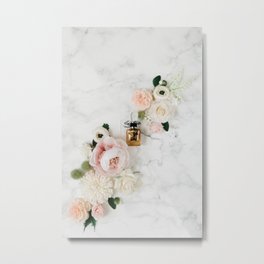 Luxury Perfume Bottle Metal Print