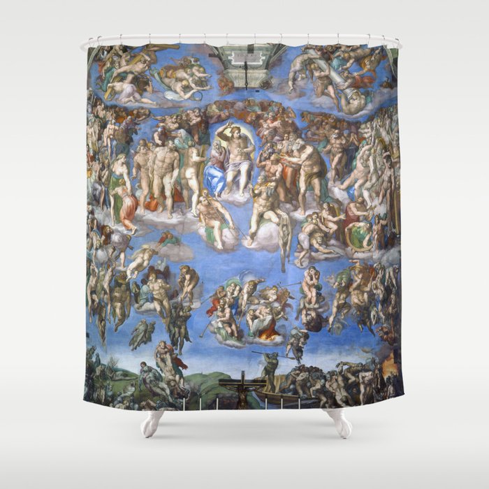 Michelangelo Last Judgement Shower Curtain