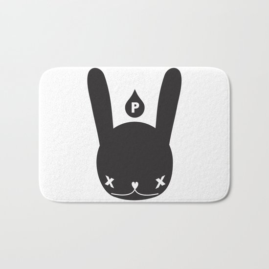 RABBIT DROPS - EDIT VERSION A Bath Mat