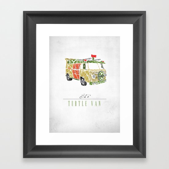 The Turtle Van Framed Art Print