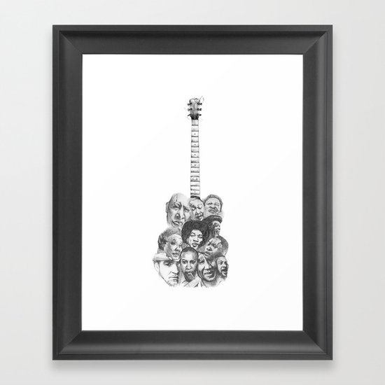 The Blues Framed Art Print